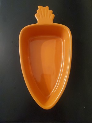 Vintage Orange Carrot Chantal 5''W X 8''L Dish