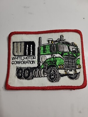 WHITE MOTOR CORPORATION WM SEMI TRAILER TRACTOR BIG RIG EMBROIDERED TRUCK PATCH