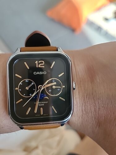 Casio Analog MTP-M305L-7A Moonphase Quartz Men's Watch Casio Analog MTP-M305L-7A Moonphase Quartz Men's Watch