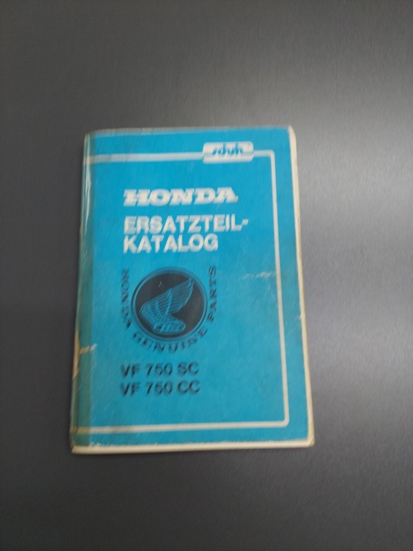 Honda Vf750s  Vf750c  Original Ersatzteilliste Ersatzteilkatalog Von 1982