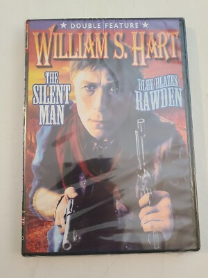 NEW, (disc Loose) William S. Hart Double Feature DVD Silent Man, Blue Blazes 