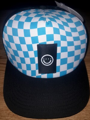 Neff Mens  Checker Adjustable Snapback Hat Cap One Size NEW FREE SHIPPING 