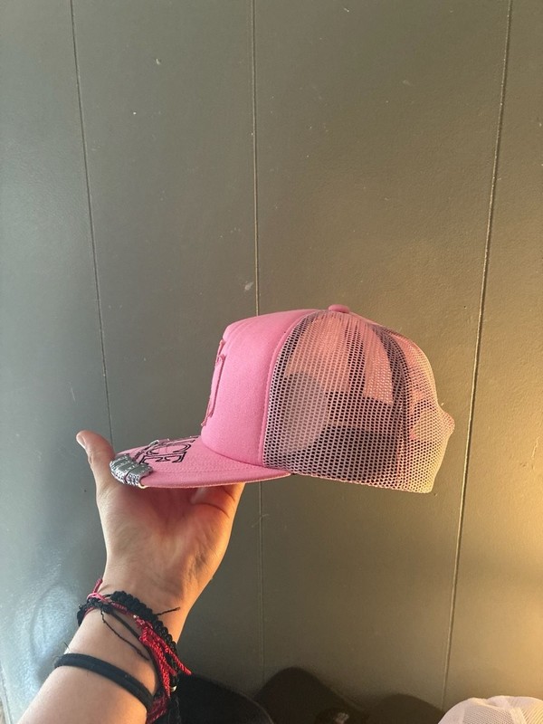 Alice Hollywood Hardcore Haute Couture Pink Cross Trucker Hat | eBay