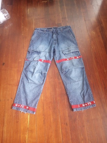 パンツ MARITHE FRANCOIS GIRBAUD red denim pants s-l400.jpg