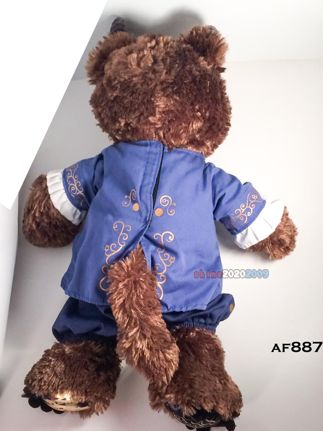 Disney's Beast Beauty and the Beast Build A Bear  w/ ballroom costume