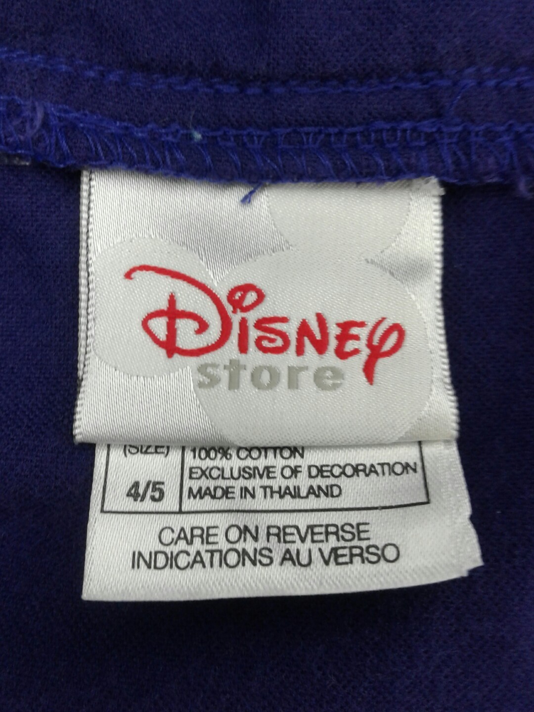 Disney Winnie The Pooh Bib Overalls Coveralls Children Girls Size 5 / 6 M Purple