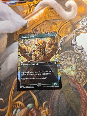 Squirrel Mob Borderless MTG Bloomburrow - Pack Fresh -