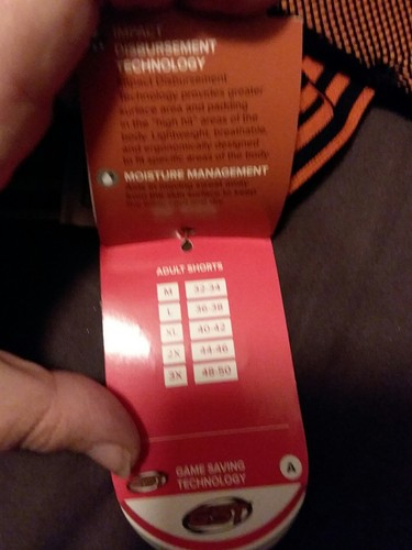 Wilson Youth GST football 5 pad compression impact shorts girdle 983301 XL