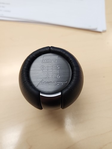 2023 2024 Toyota GR Corolla Morizo Leather Manual Shift Knob 2023 2024 Toyota GR Corolla Morizo Leather Manual Shift Knob