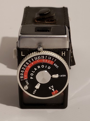 Poloroid Light Meter Model 628 With Original Leather Case