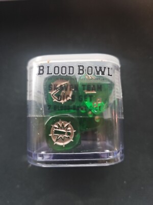 Gw Games Workshop Blood Bowl Skaven Team Dice Set of 7