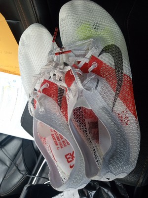 Nike Air Zoom Victory EK White Red Black Track Spikes FJ0668-100