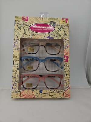 Maxstudio Designer Reading Glasses 1 50 New Eyeglasses