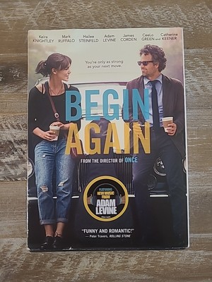 Begin Again - DVD VIDEO MOVIE Knightley Ruffalo Levine - Buy 2 Get 1 Free