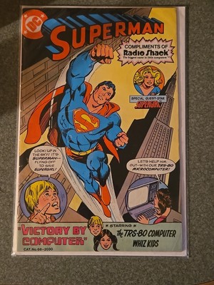 Superman Radio Shack Giveaways #1981 1980 DC Comics Mid Grade Comic Book 