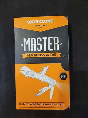 WorkZone Master  Hardware 9-in -1 Wrench Multi-tool -New