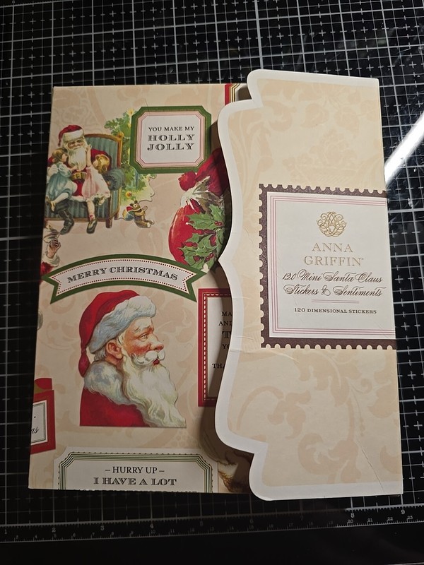 Amna Griffin 120 Mini Santa Claus Stickers And Sentiments
