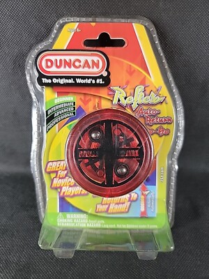 Duncan RED Black Reflex Auto Return Yo-Yo [Designed for Beginners] (NIP) Rare