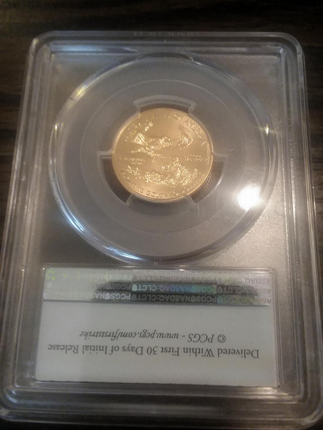 2017 $10 Gold Eagle 20th First Strike PCGS Graded MS 69 1/4 OZ  looks awesome