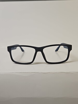 Dragon Eyeglasses Frames Count 008 #3 Black Blue 58-15-140 No Lenses 