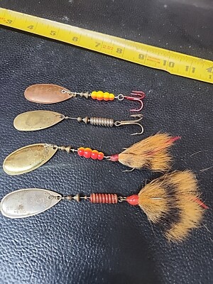 4 Mepps Aglia 5 Spinners