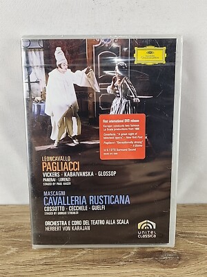 Pagliacci / Cavalleria Rusticana (DVD, ALL REGIONS)*Brand New*Sealed*Rare*