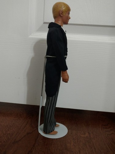 1974 Sun Valley Ken Doll Wearing Genuine Ken Tuxedo No Shoes Stand Included