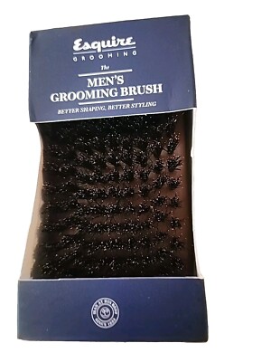  Esquire Grooming The Men's Grooming Brush New In Pkg. NOS MULTIPLE AVAILABLE
