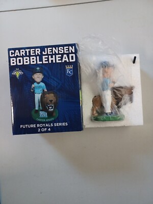 CARTER JENSEN BOBBLEHEAD FUTURE ROYALS SERIES Columbia Fireflies MiLB 1,000  NIB