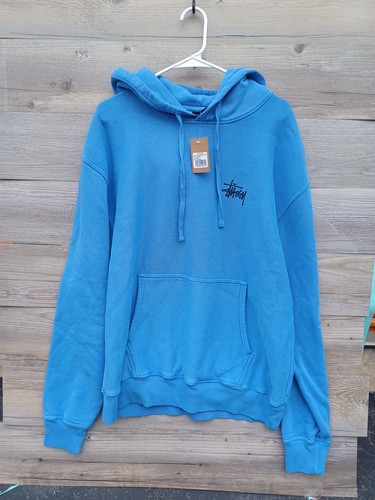 【Stussy】 Dot Stamp Pigment Dyed Hoodie Natural Stussy Smooth Stock Pigment Dyed Zip Hoodie Natural Men's