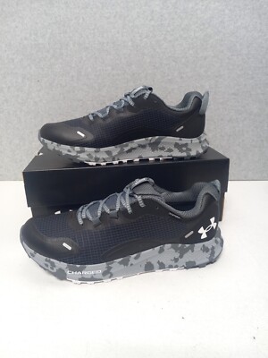 Under Armour Charged Bandit Trail 2 SP Running Shoes Black/Gray Mens Sz 10