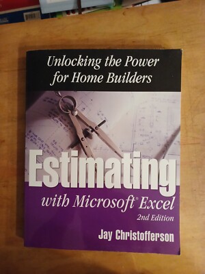 Estimating w/Microsoft Excel by J.C. Christofferson 2003 Trade Pprbck
