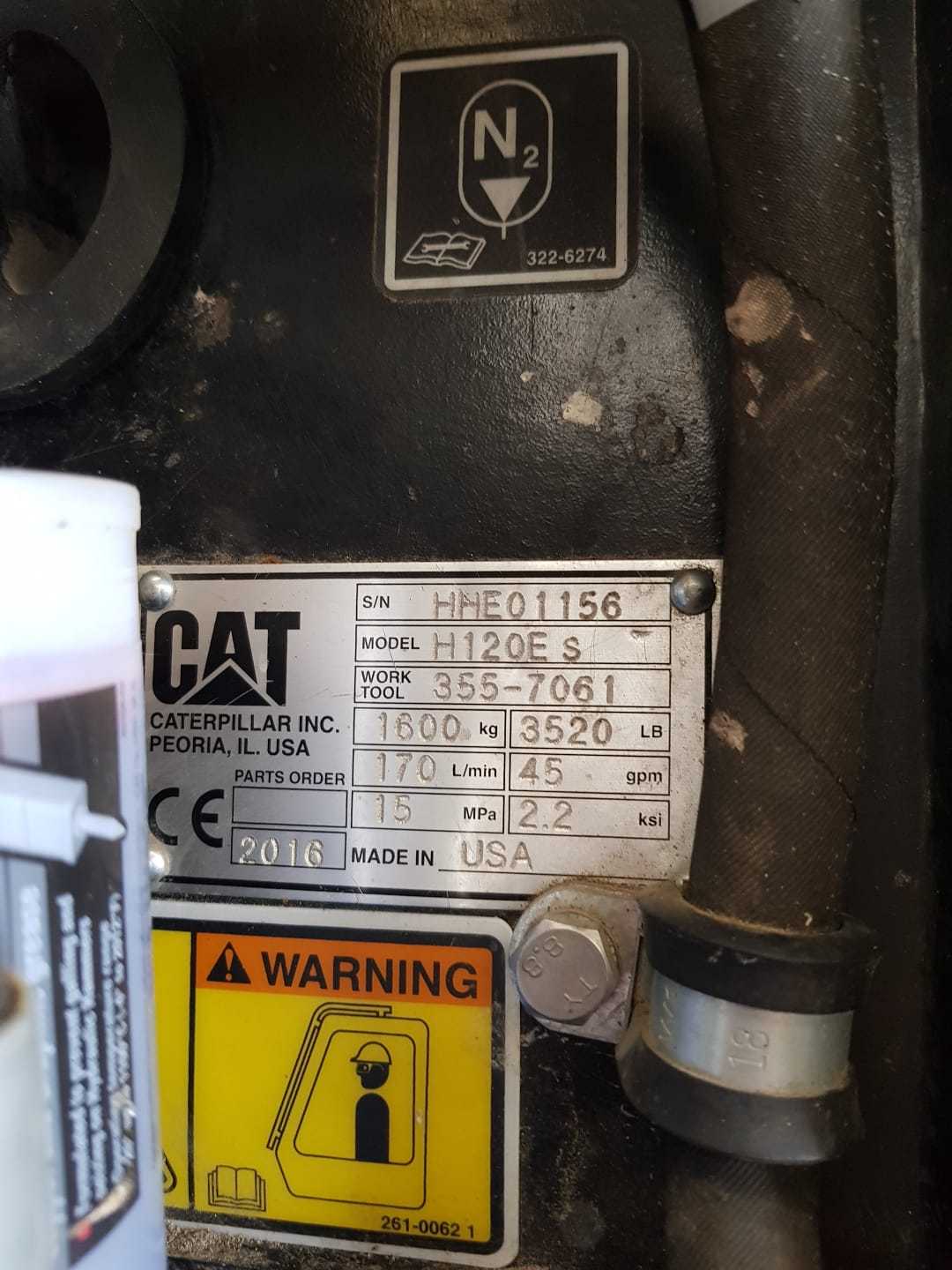 H120Es Caterpillar Hydraulic Hammer BRAND NEW + Warranty CAT Hydraulic Breaker