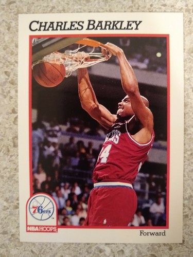 1991-92 NBA Hoops Basketball Card #156 CHARLES BARKLEY
