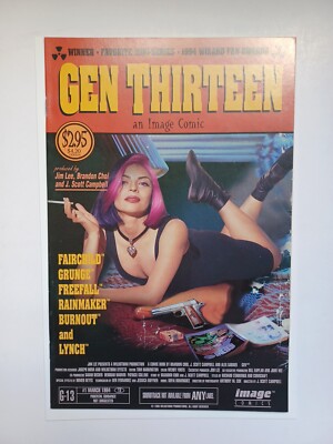 GEN 13 #1 VARIANT COVER L IMAGE 1995 CAMPBELL PULP FICTION PHOTO COVER NM 