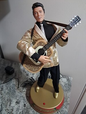 Elvis Presley Animated Limited Edition Sings Blue Christmas By Gemmy 