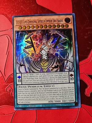 Yu-Gi-Oh! TCG D/D/D/D Super-Dimensional Sovereign Emperor Zero Paradox...