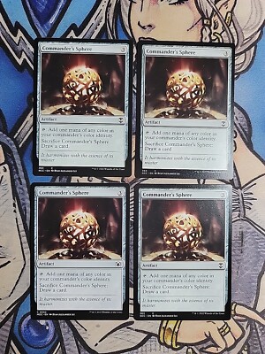 4x Commander's Sphere - NM/M Mixed Commander NCC MOC MTG Magic