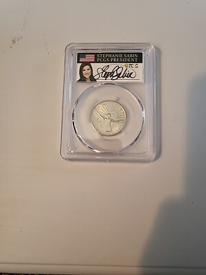 2022 P 25C  Maya Angelou Quarter Early Find PCGS MS64 Signed Stephanie Sabin