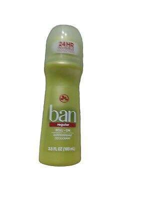 Ban Roll-On Anti-Perspirant & Deodorant Regular 24hr Invisible Protection  3.5
