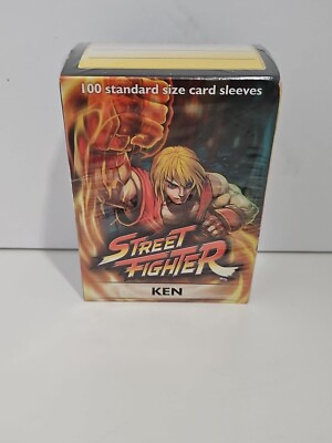 Dragon Shield ''Street Fighter Ken'' Card Sleeves, Standard Size, 100ct.
