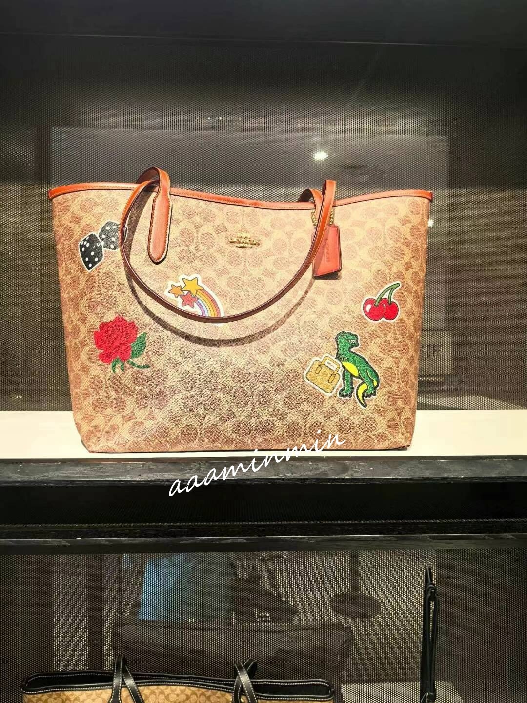 トートバッグ COACH City Tote Bag In Signature Canvas CZ611 NWT Coach City Tote Bag In Signature Canvas With Sticker
