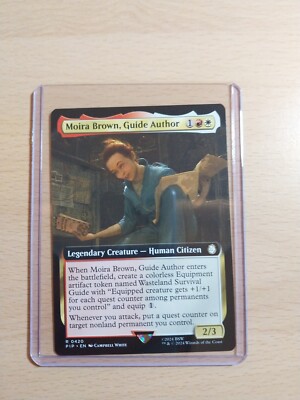 Moira Brown, Guide Author Extended Art Rare, Fallout #420, MTG Magic