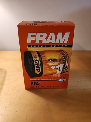  Fram Extra Guard Sure Grip Oil Filter PH5 New In Box