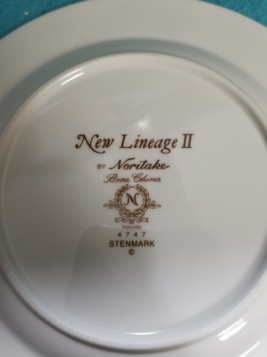 New Lineage II Noritake Demitasse Coffee Tea Cup and Saucer 4747