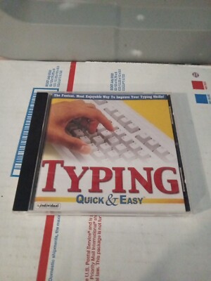 Learn Typing Quick and Easy - Used Tested #175c