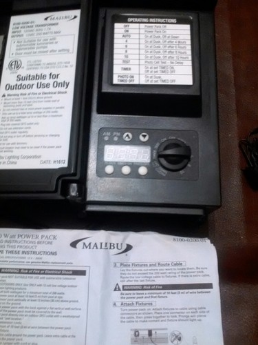 Malibu 200 Watt Low Voltage Power Pack ( For Parts Only)