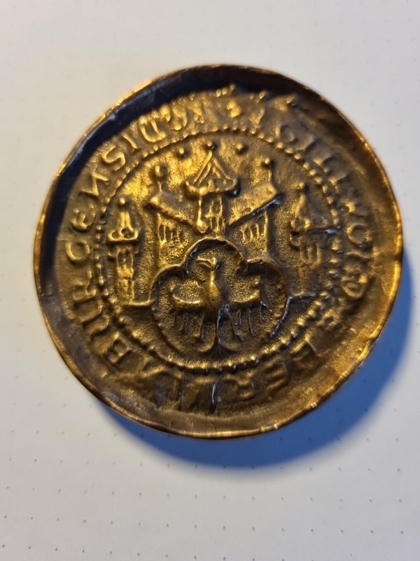 Siegel Der Stadt Berlin Handabguss Vom Historischen Originalsiegel 283 G