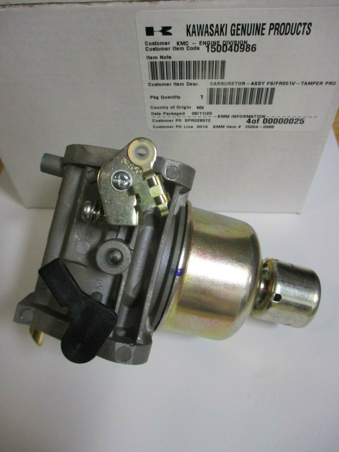 junbu1520ページ Amazon.com: 15004-0986 Carburetor for Kawasaki FR651V FS651V