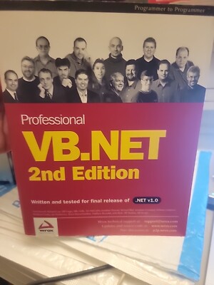 Professional Ser.: Visual Basic.NET by Fred Barwell (2002, Trade Paperback)